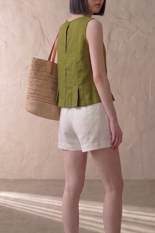 Flowy Ease • Linen Top