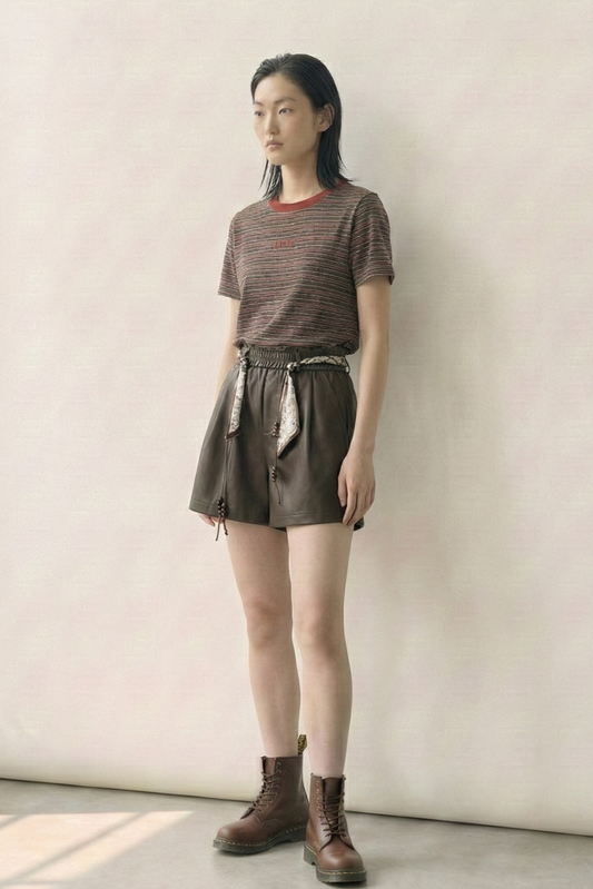 Quiet Lines • Fine-Striped Tee