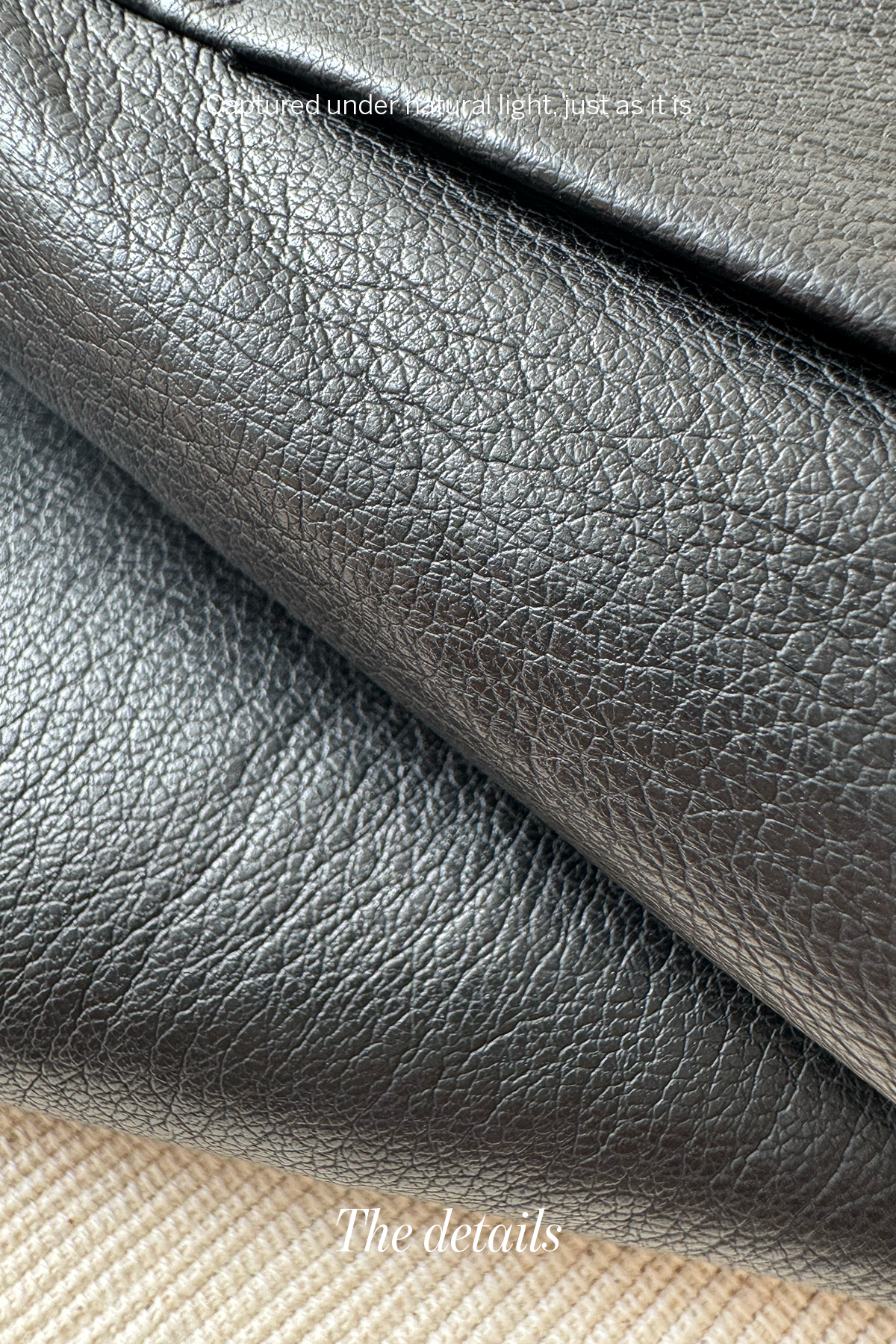 Soft Edge • High-Waist Faux Leather Bermuda Shorts