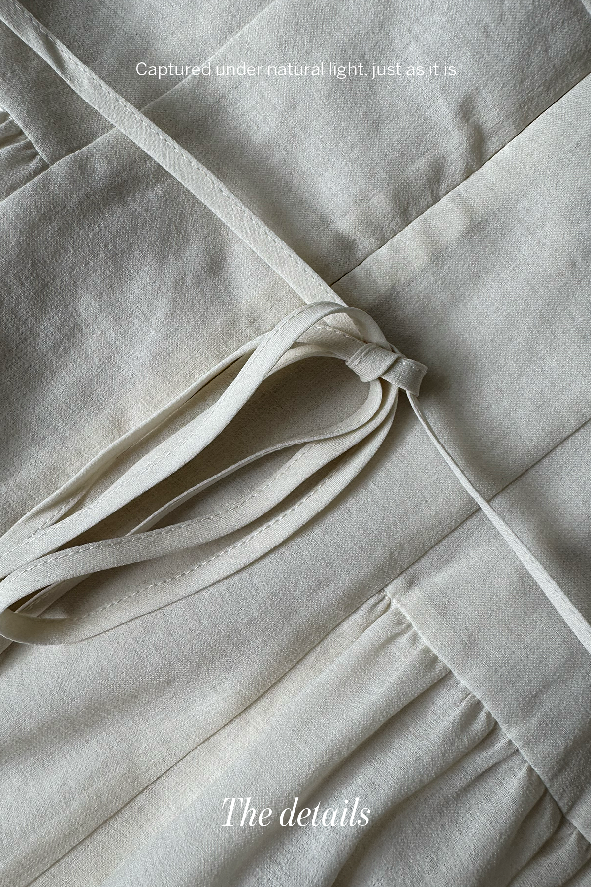 Soft Flow • Korean Tie-Waist Flare Dress