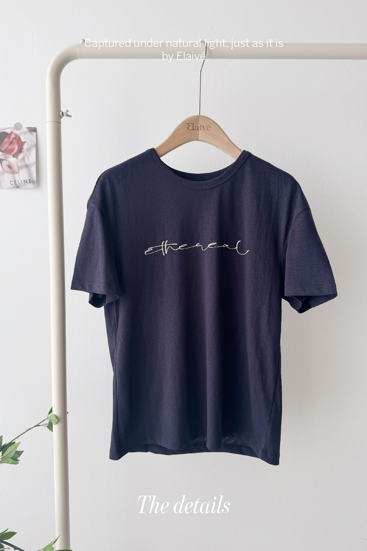Soft Script • Relaxed Tee