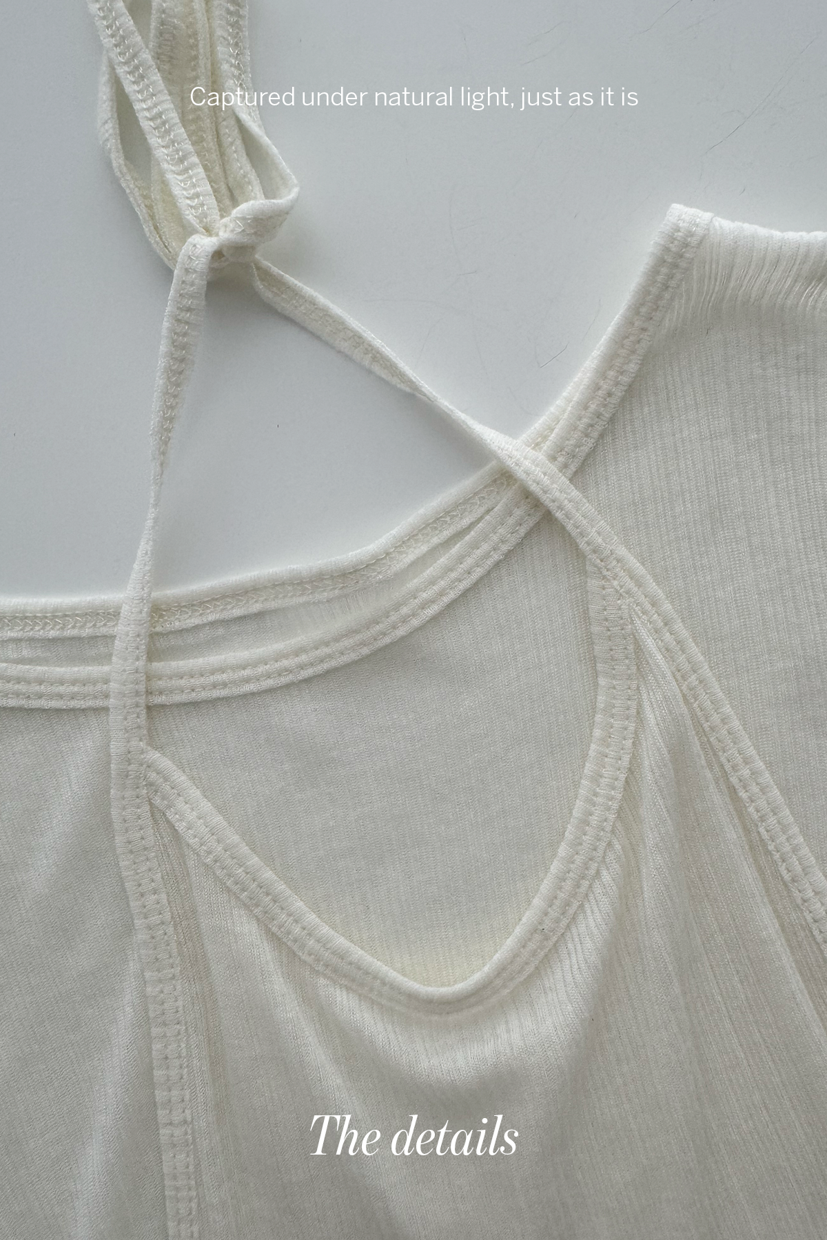 Airy Drape • Halter Top