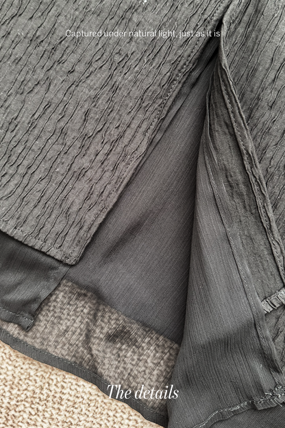 Soft Panel • Korean Straight Ruched Skirt