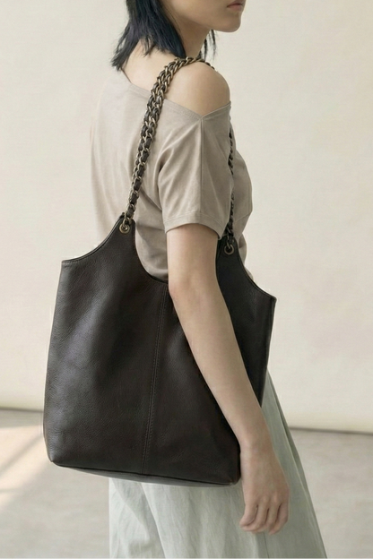 Asym Fold • Ruched One-Shoulder Tee