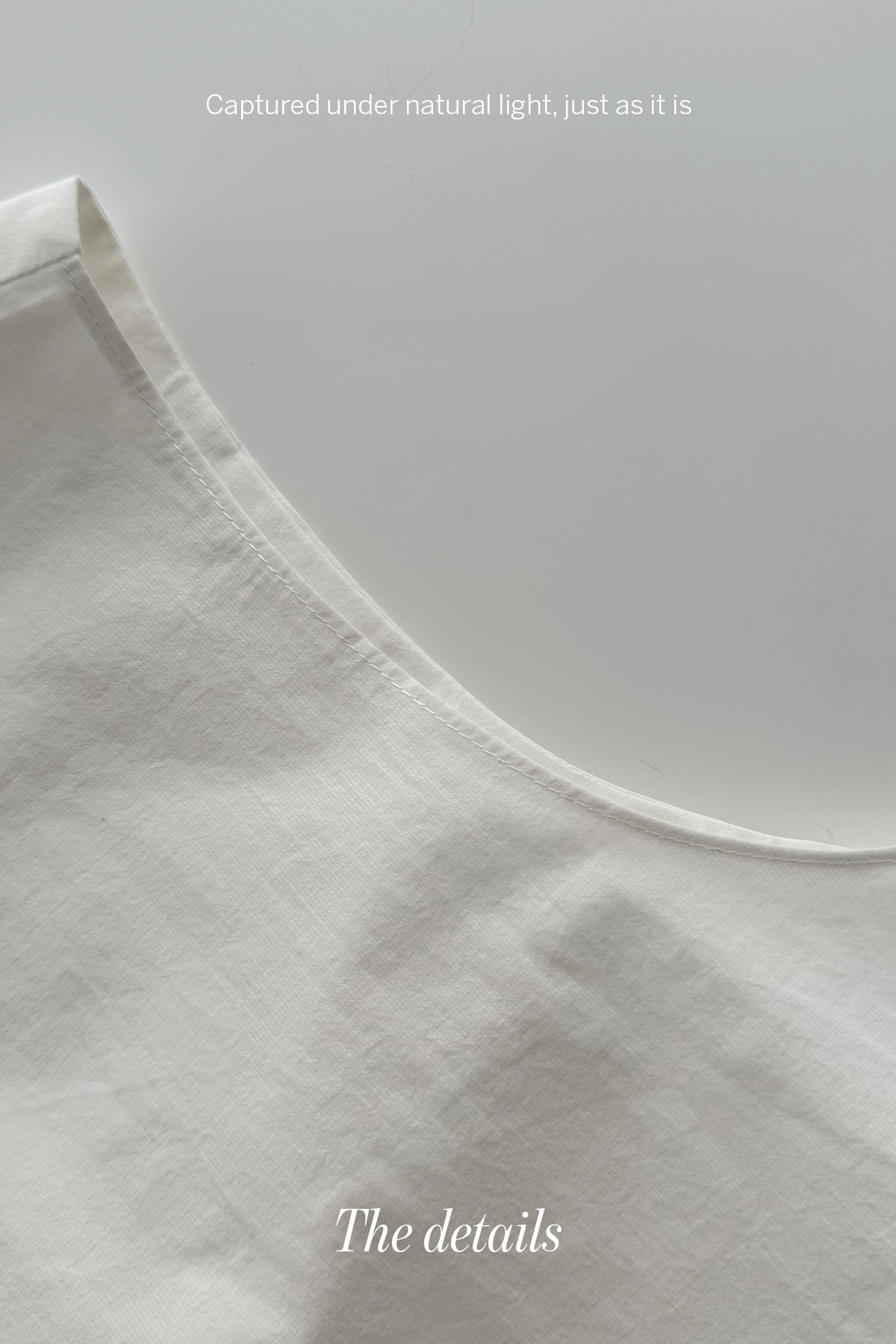 Blanc Muse • Reversible Top