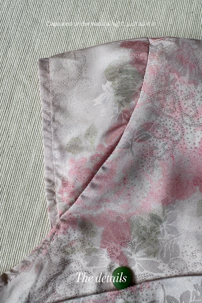 Blush Bloom • Neo-Chinese Two-Piece Set