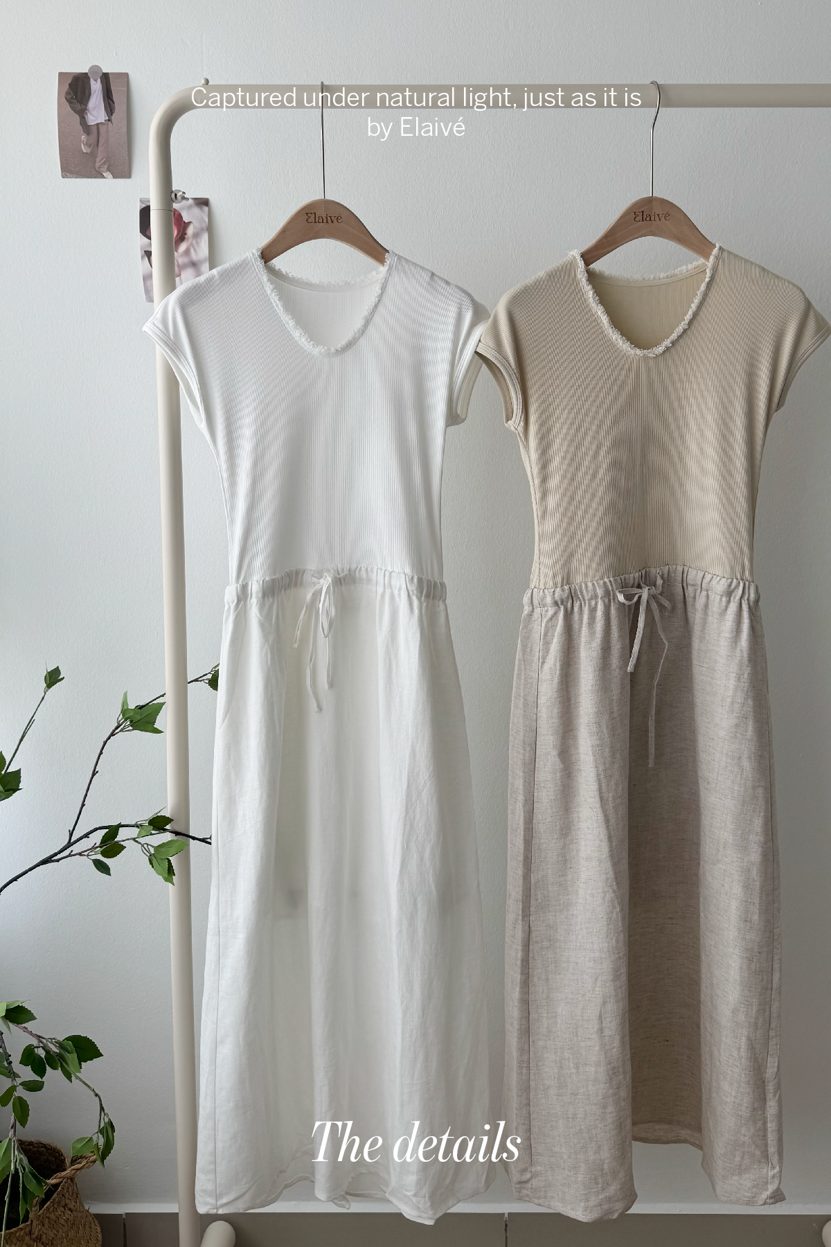 Canvas Muse • Panelled Cotton Linen Dress