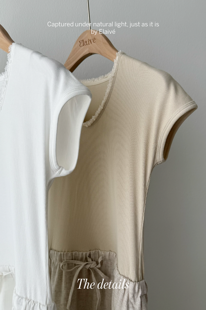 Canvas Muse • Panelled Cotton Linen Dress