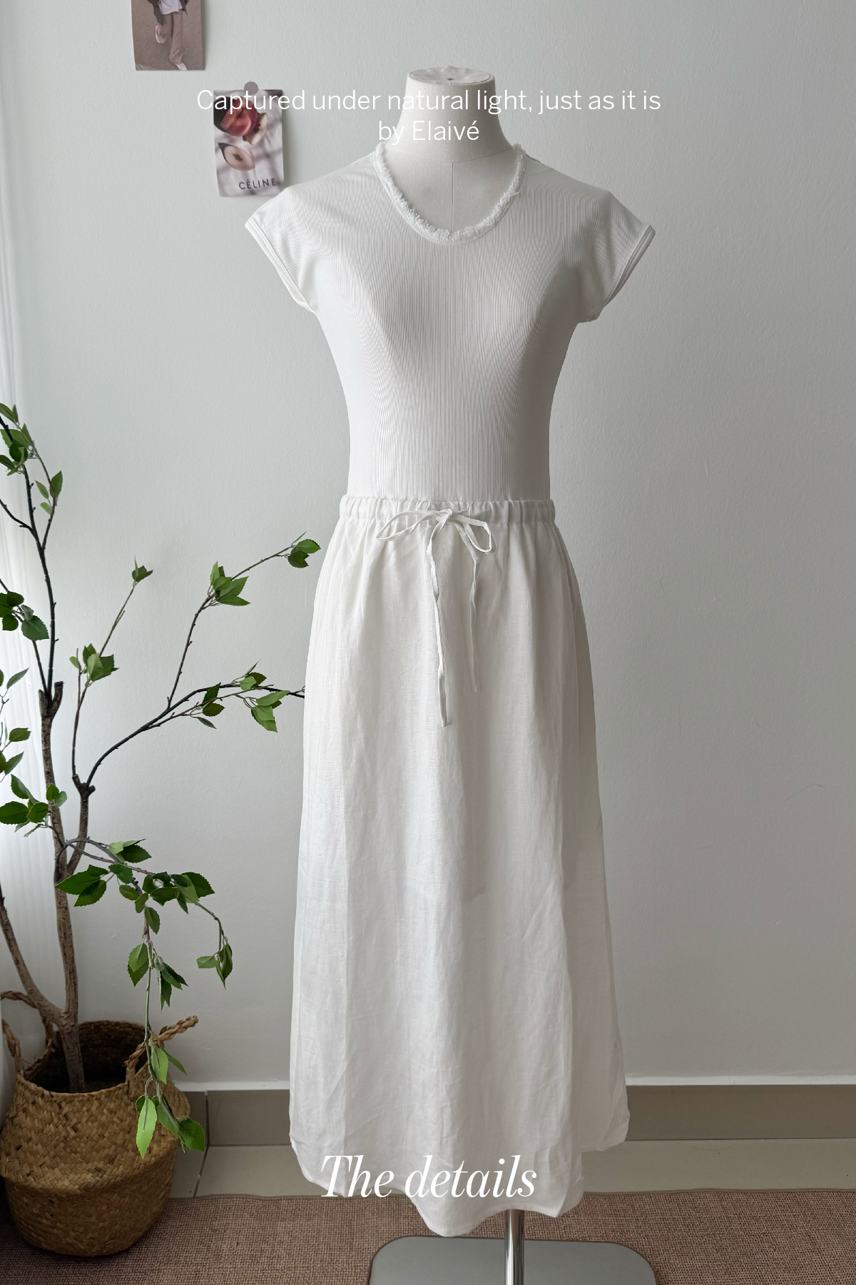 Canvas Muse • Panelled Cotton Linen Dress