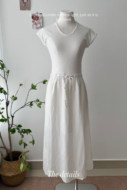 Canvas Muse • Panelled Cotton Linen Dress