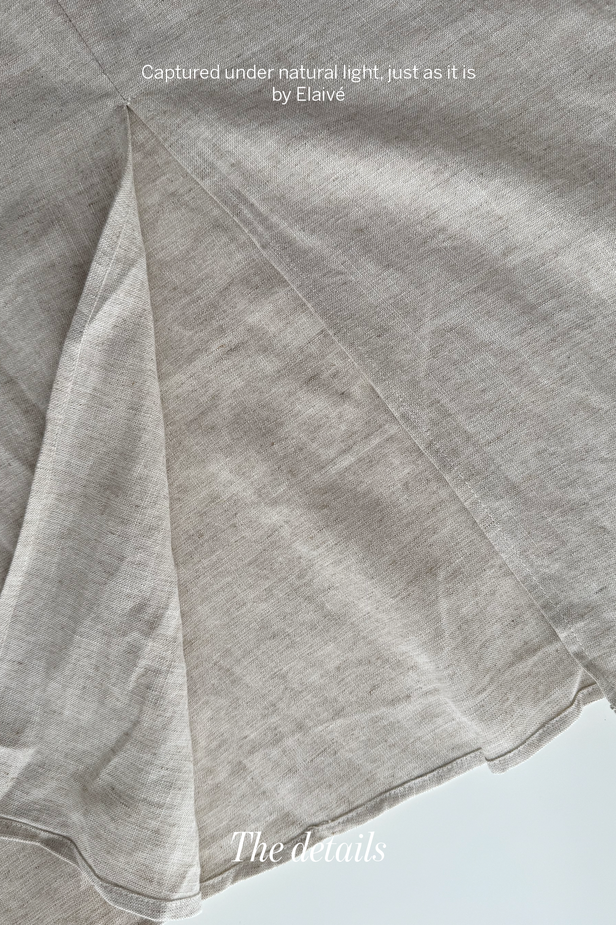 Canvas Muse • Panelled Cotton Linen Dress