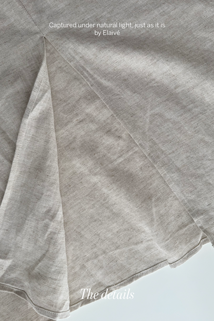 Canvas Muse • Panelled Cotton Linen Dress