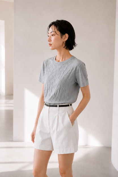 Ripple Ease • Textured Tee