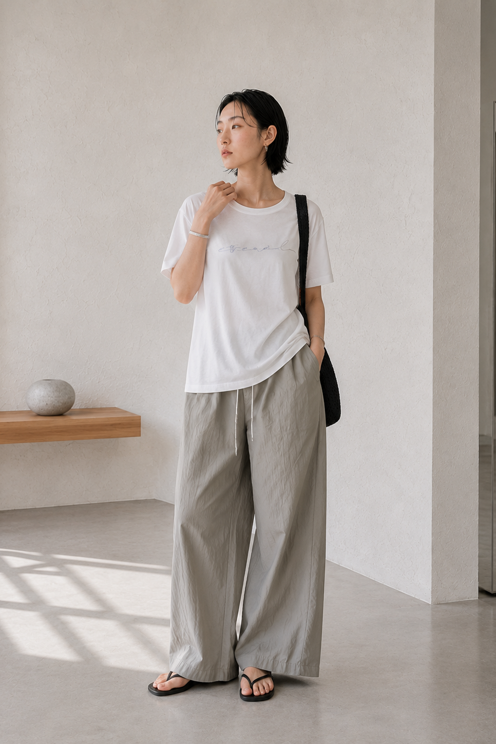 Soft Script • Relaxed Tee