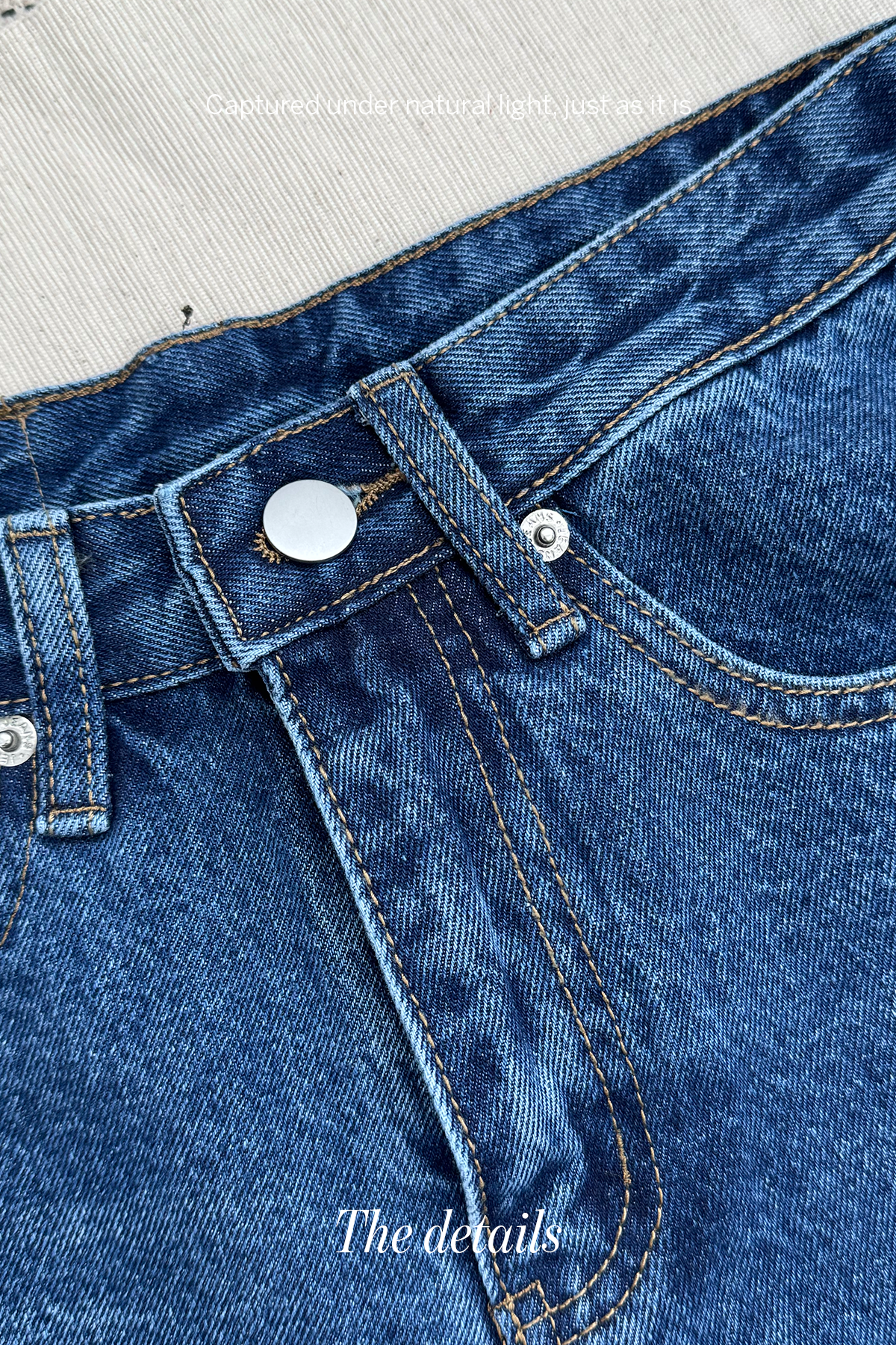 Clean Line • Korean Chic Denim Bermuda Shorts