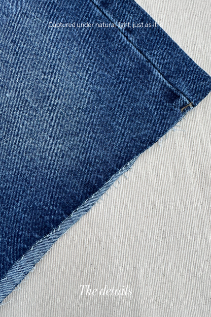Clean Line • Korean Chic Denim Bermuda Shorts