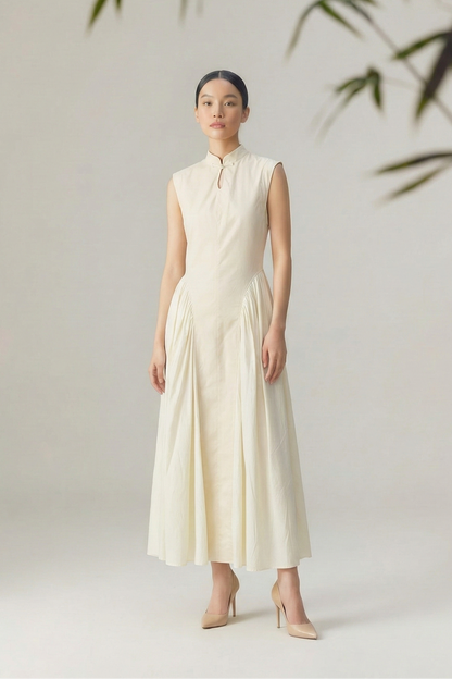 Courtly Grace • Neo-Chinese Qipao Dress