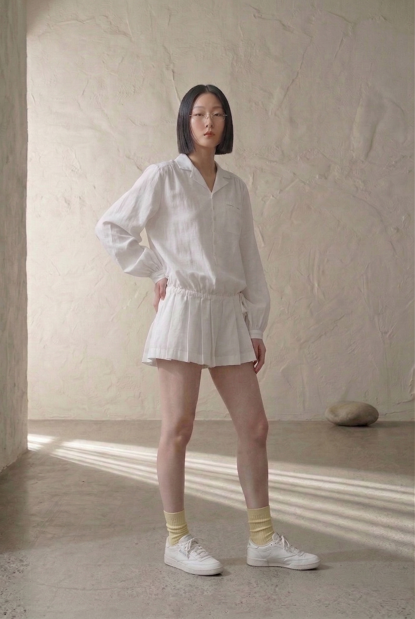 Ivory Muse • Skort Romper
