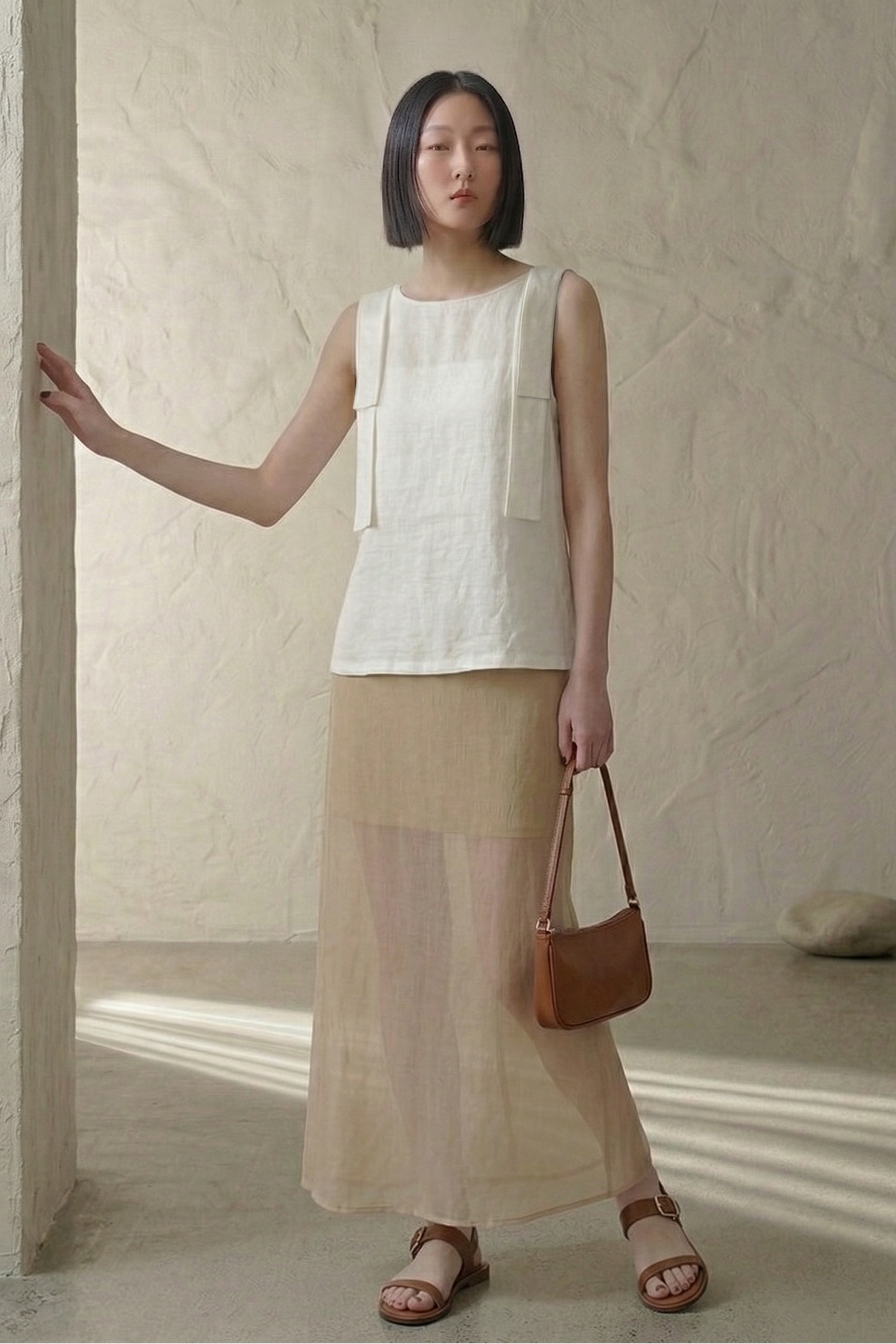 Soft Fold • Linen Top