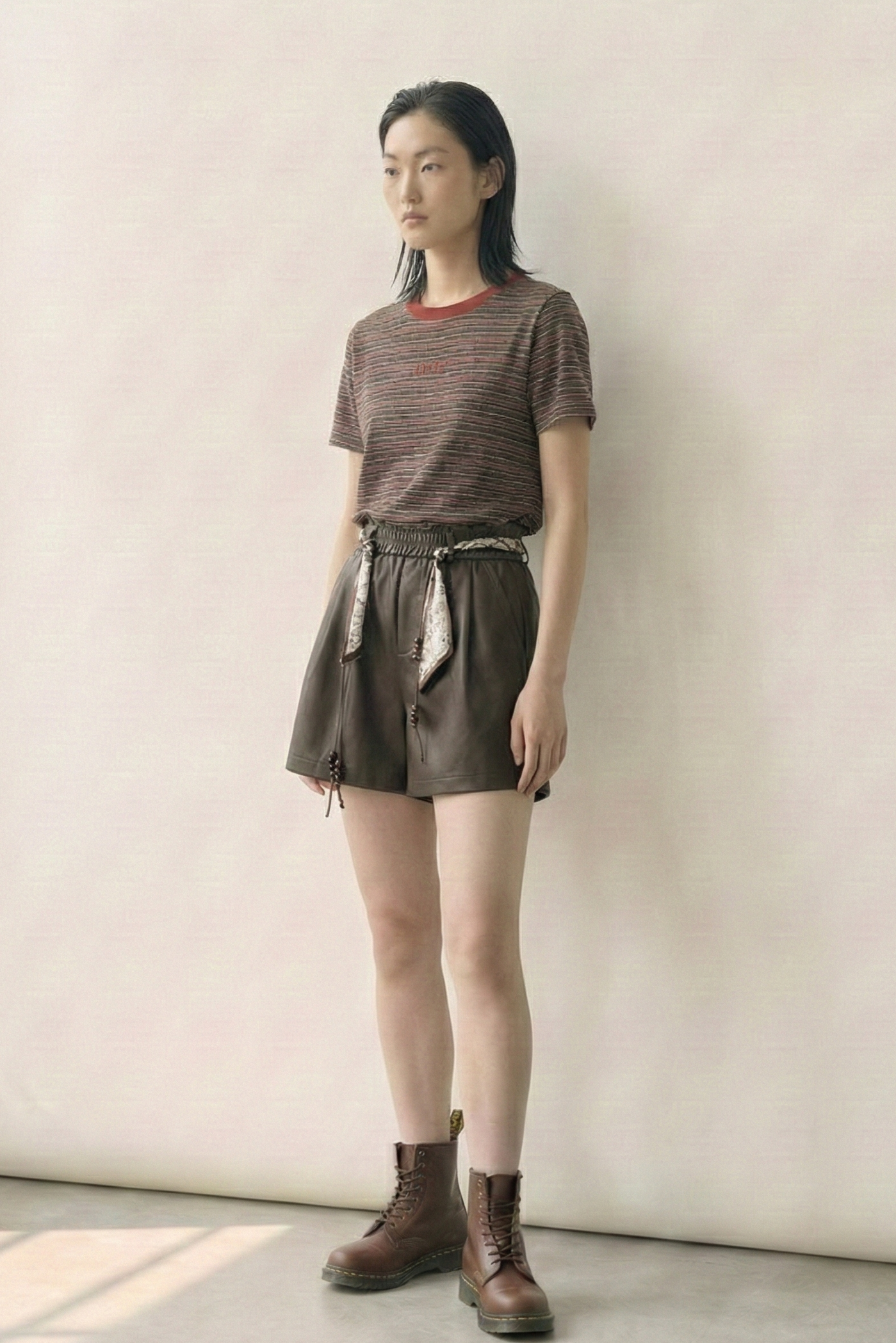 Quiet Lines • Fine-Striped Tee