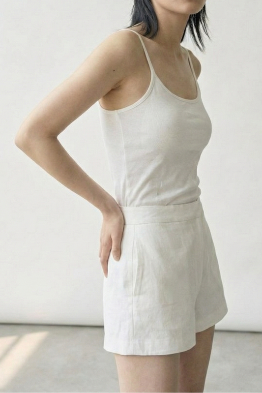 Soft Base • Cotton Padded Spaghetti Cami