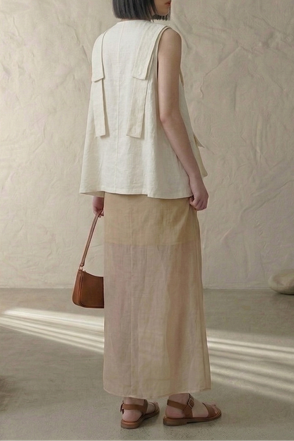 Soft Fold • Linen Top