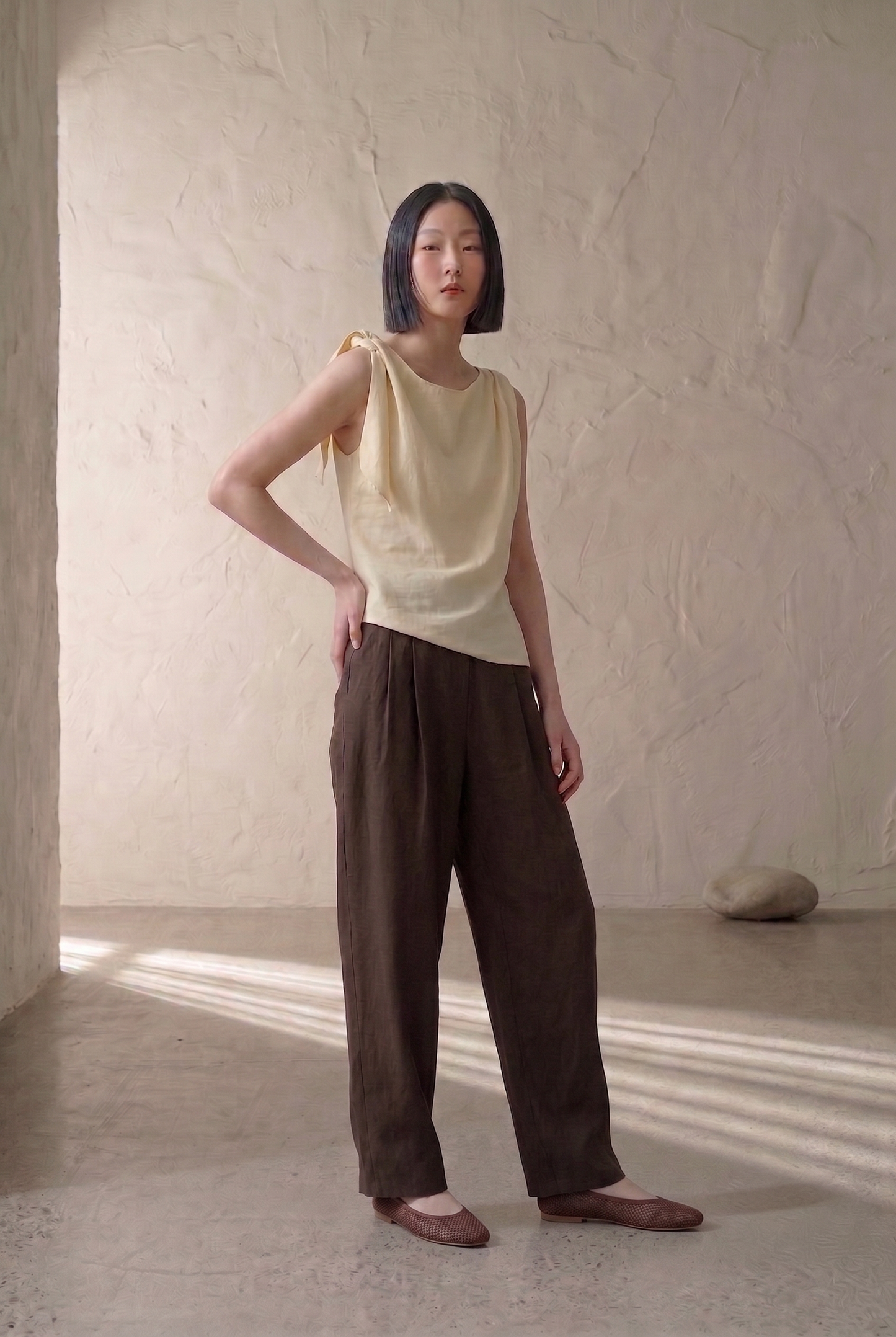 Cloud Drape • Sleeveless Top