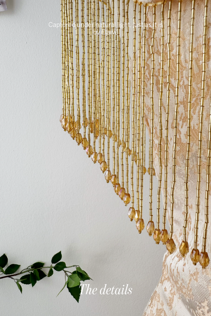 Gilded Muse • Fringe Qipao Dress