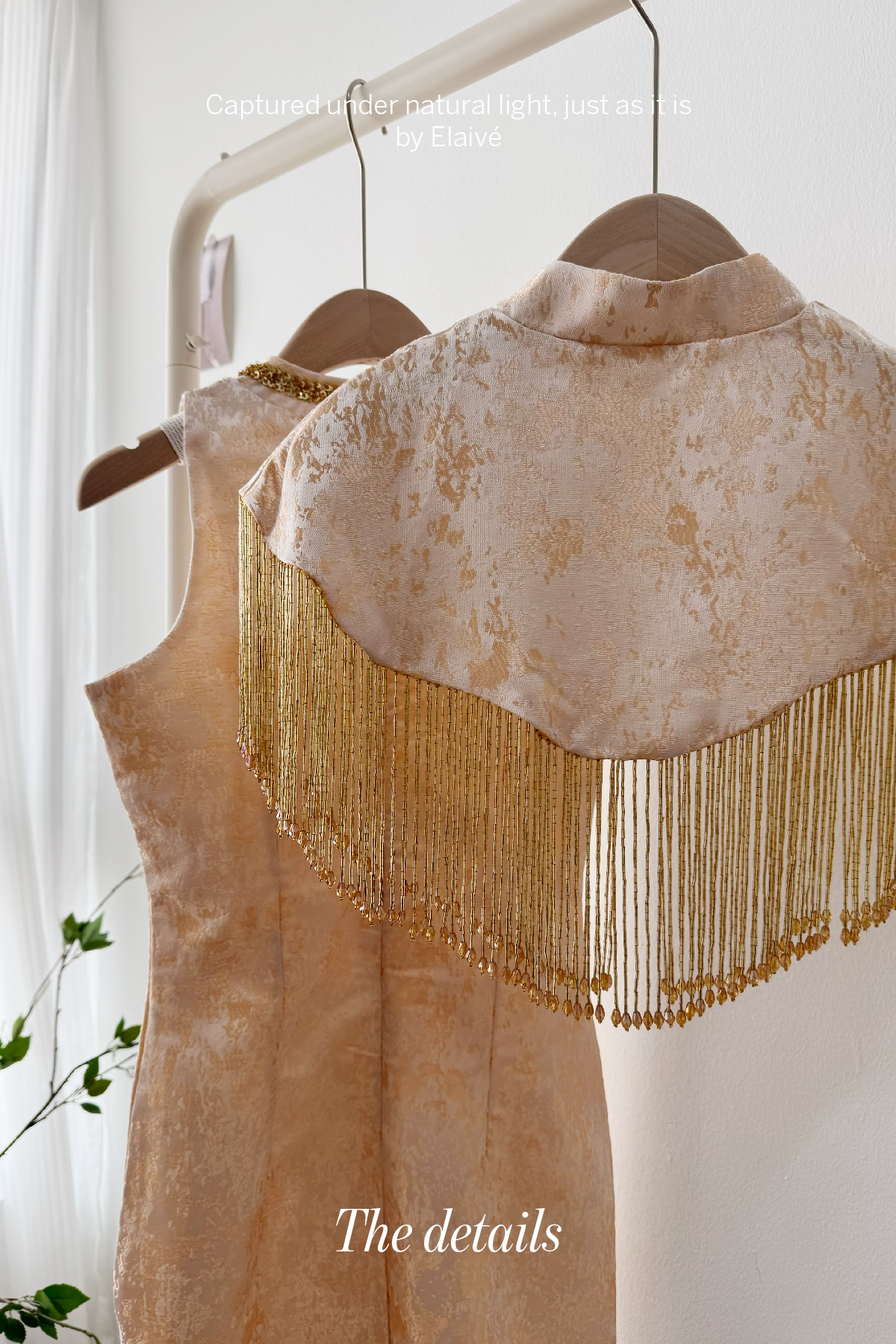Gilded Muse • Fringe Qipao Dress