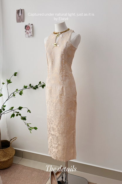 Gilded Muse • Fringe Qipao Dress