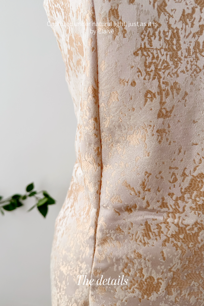 Gilded Muse • Fringe Qipao Dress