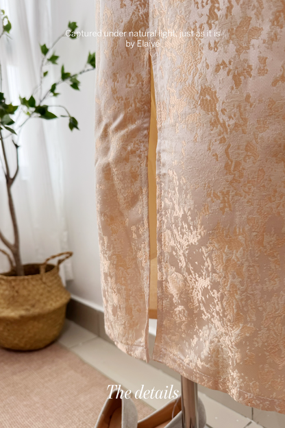 Gilded Muse • Fringe Qipao Dress