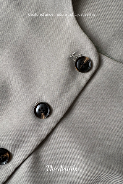 Grace Poise • French Chic Vest & Pleated Skirt Set