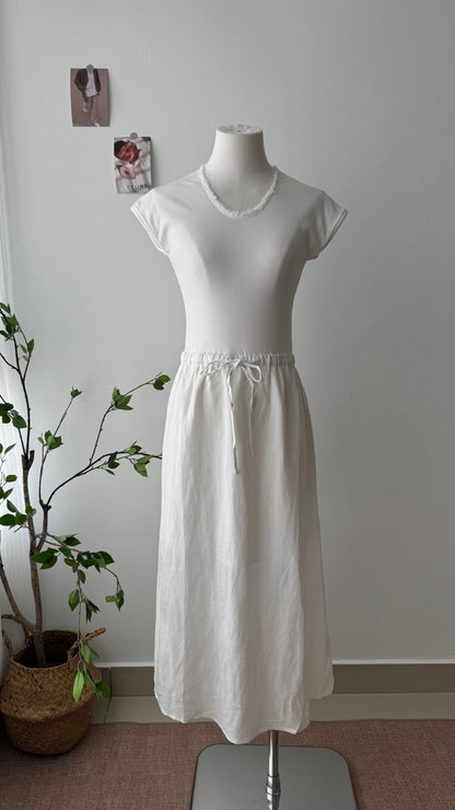 Canvas Muse • Panelled Cotton Linen Dress