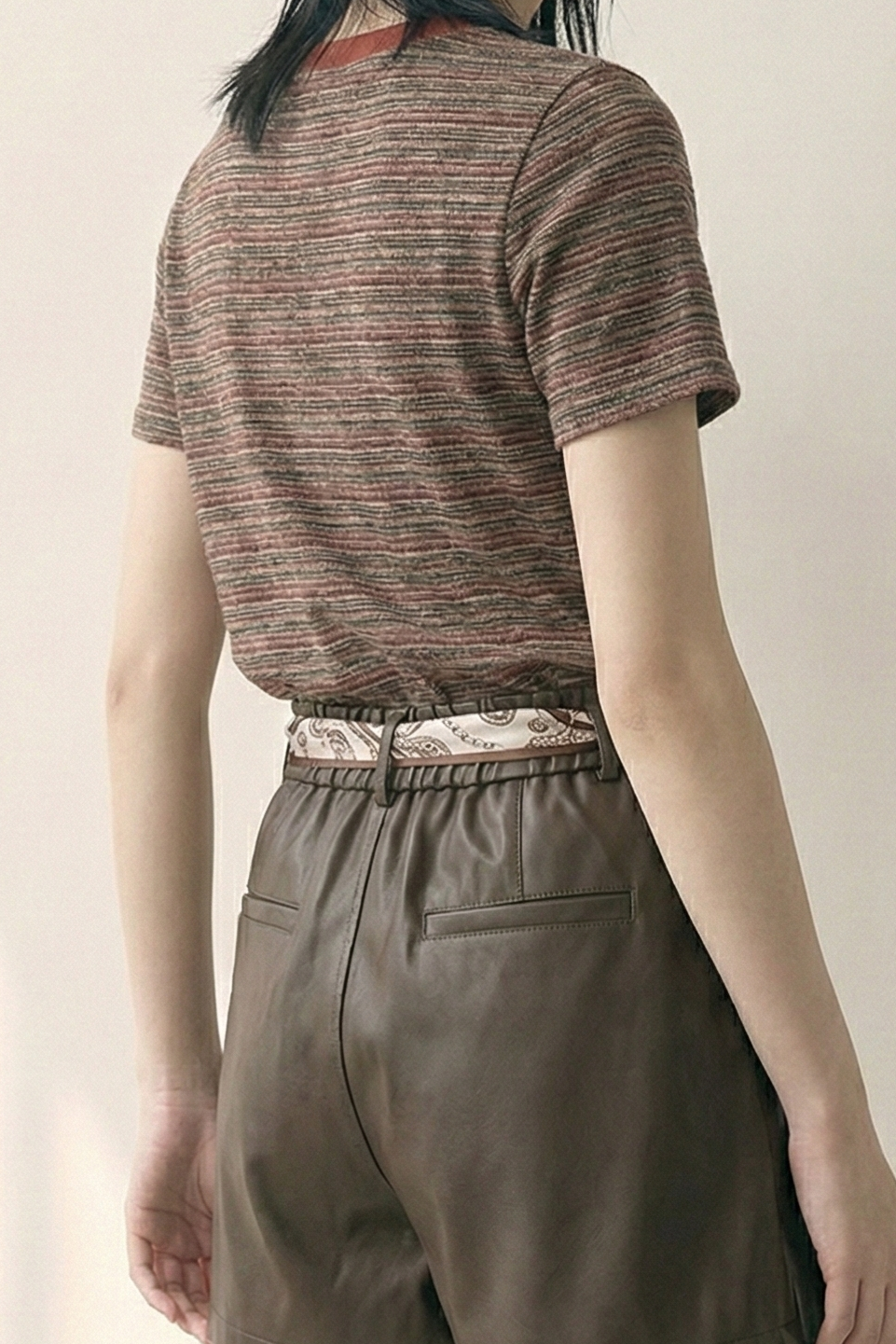 Quiet Lines • Fine-Striped Tee