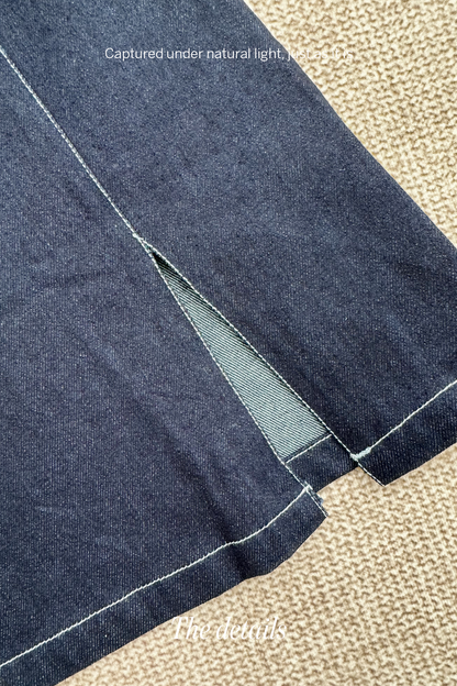 Midnight Ease • Split Hem Skirt