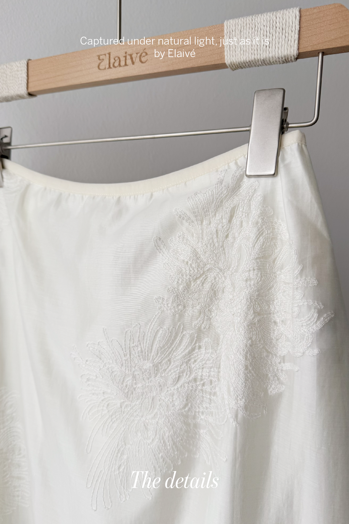 Petal Veil • Sheer Midi Skirt