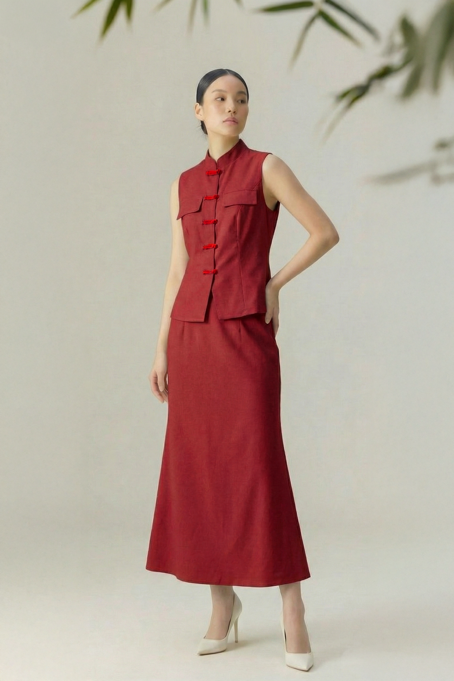 Urban Ritual • Neo-Chinese Mermaid Midi Set