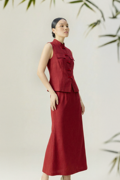 Urban Ritual • Neo-Chinese Mermaid Midi Set