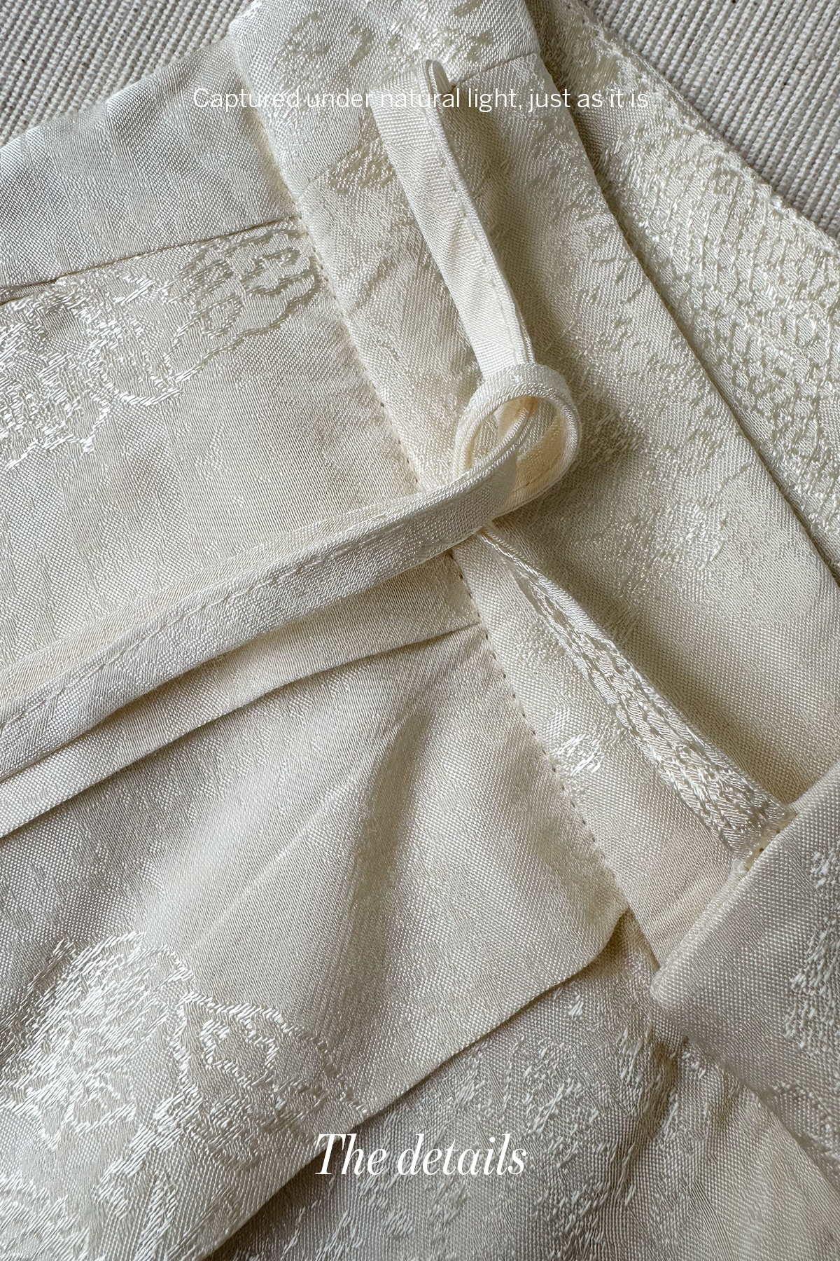 Quiet Jacquard • Neo-Chinese Vest & Wide-Leg Pants Set