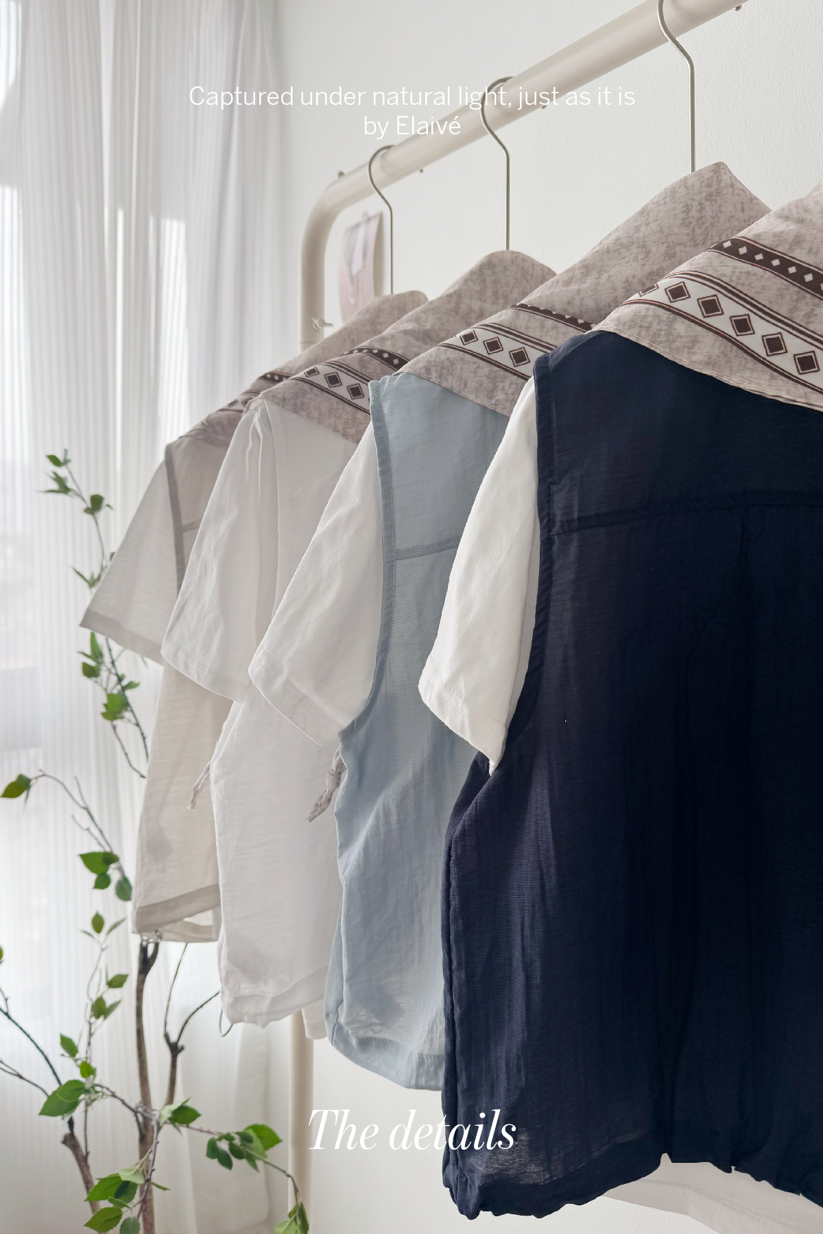 Quiet Layer • Scarf Vest Top