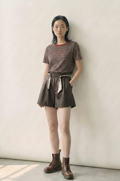 Quiet Lines • Fine-Striped Tee