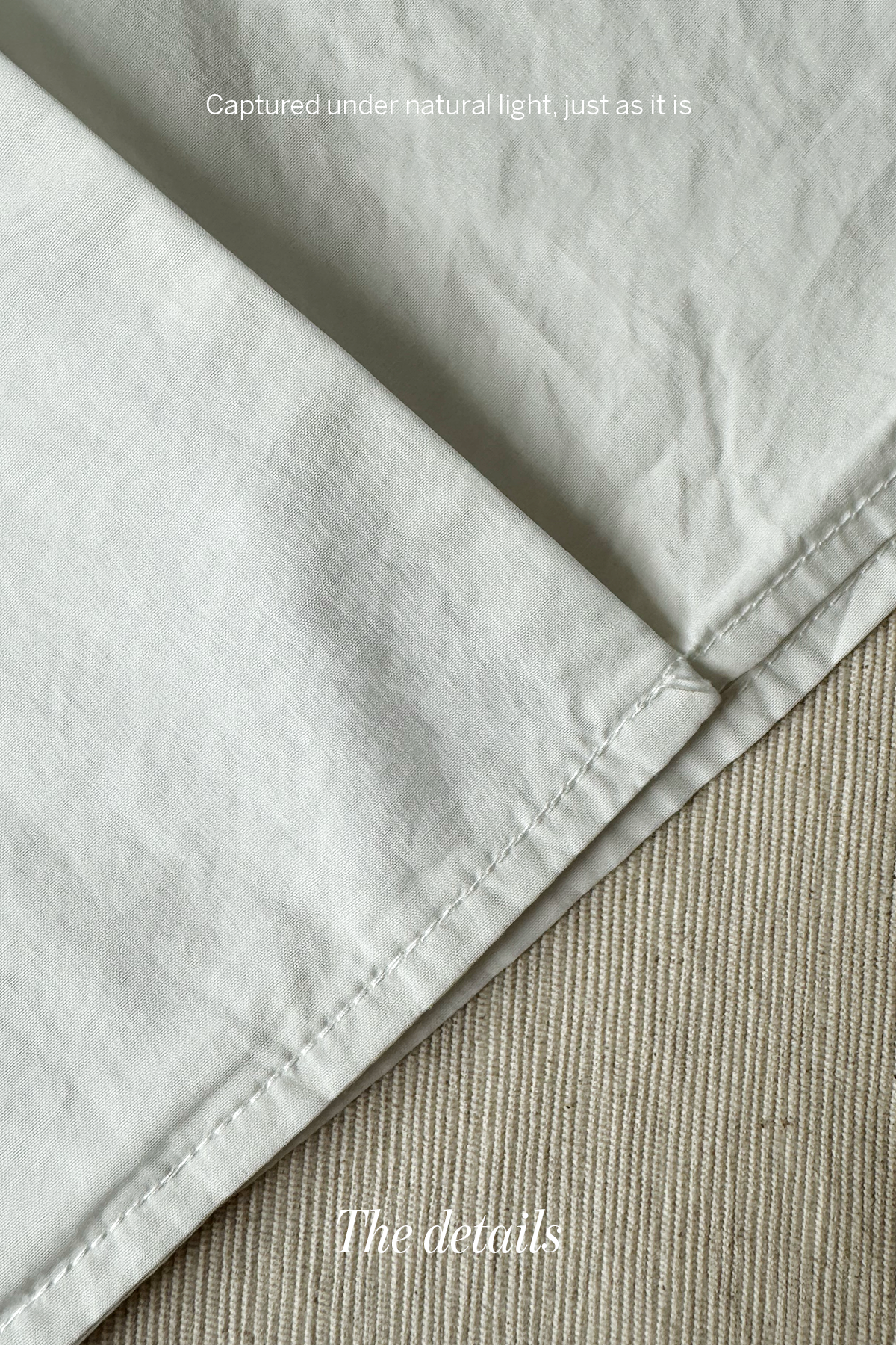 Sharp Edge • Oversized Stand-Collar V White Shirt