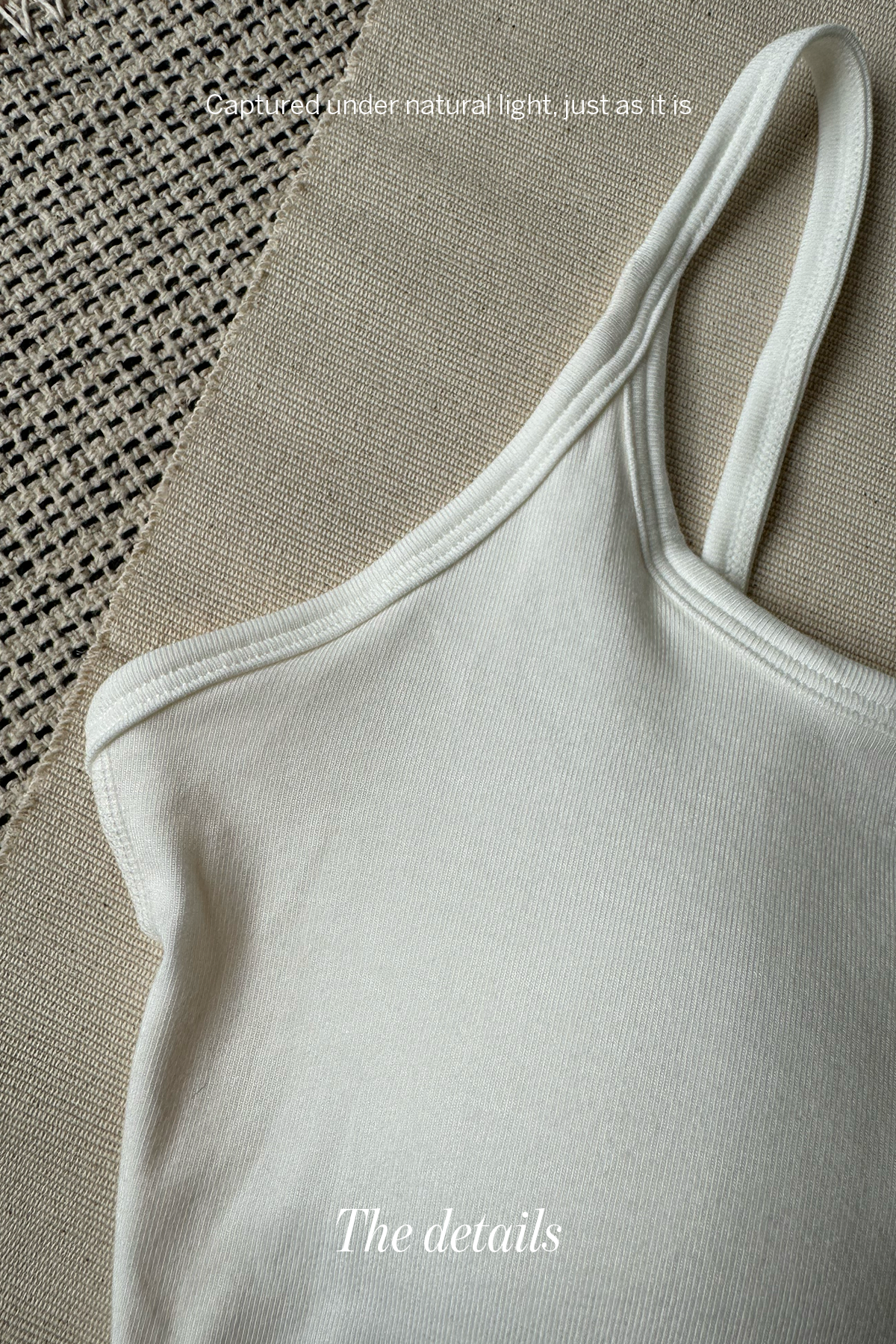 Soft Base • Cotton Padded Spaghetti Cami