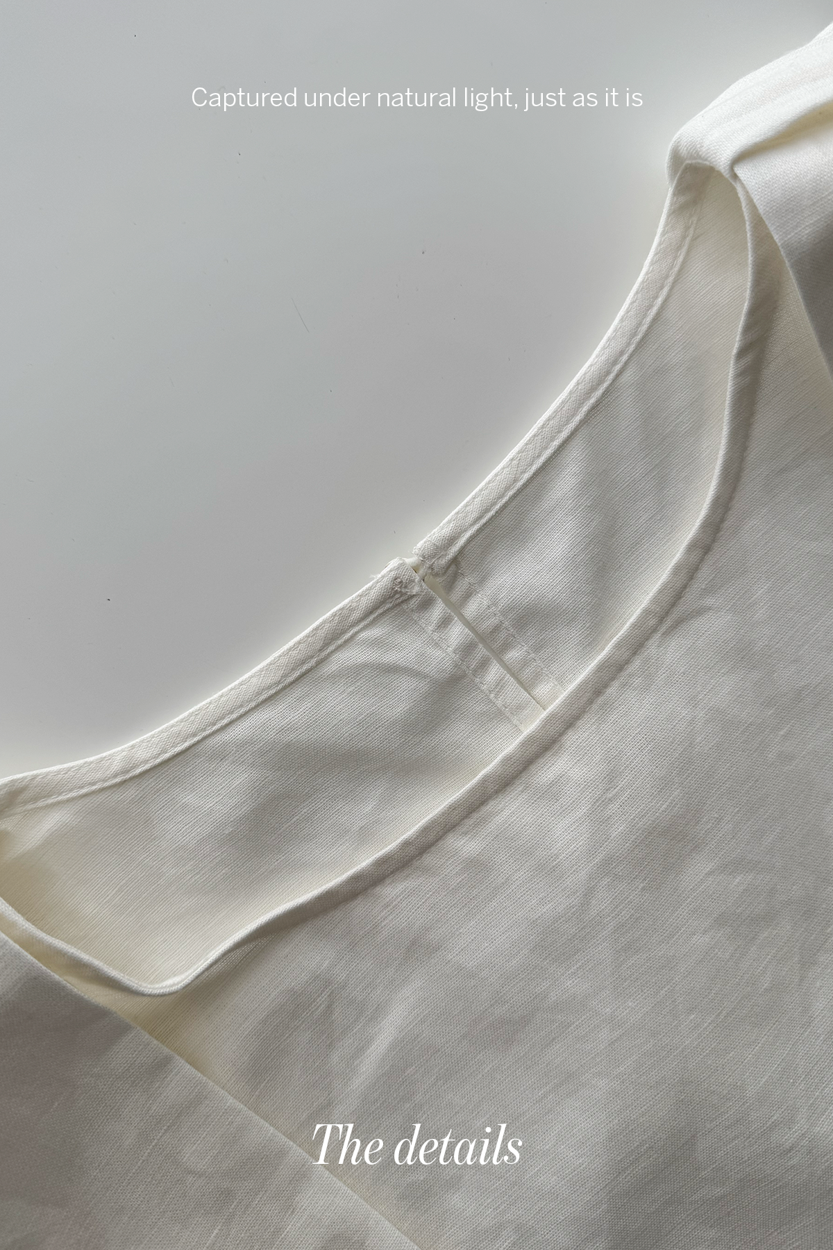 Soft Fold • Linen Top