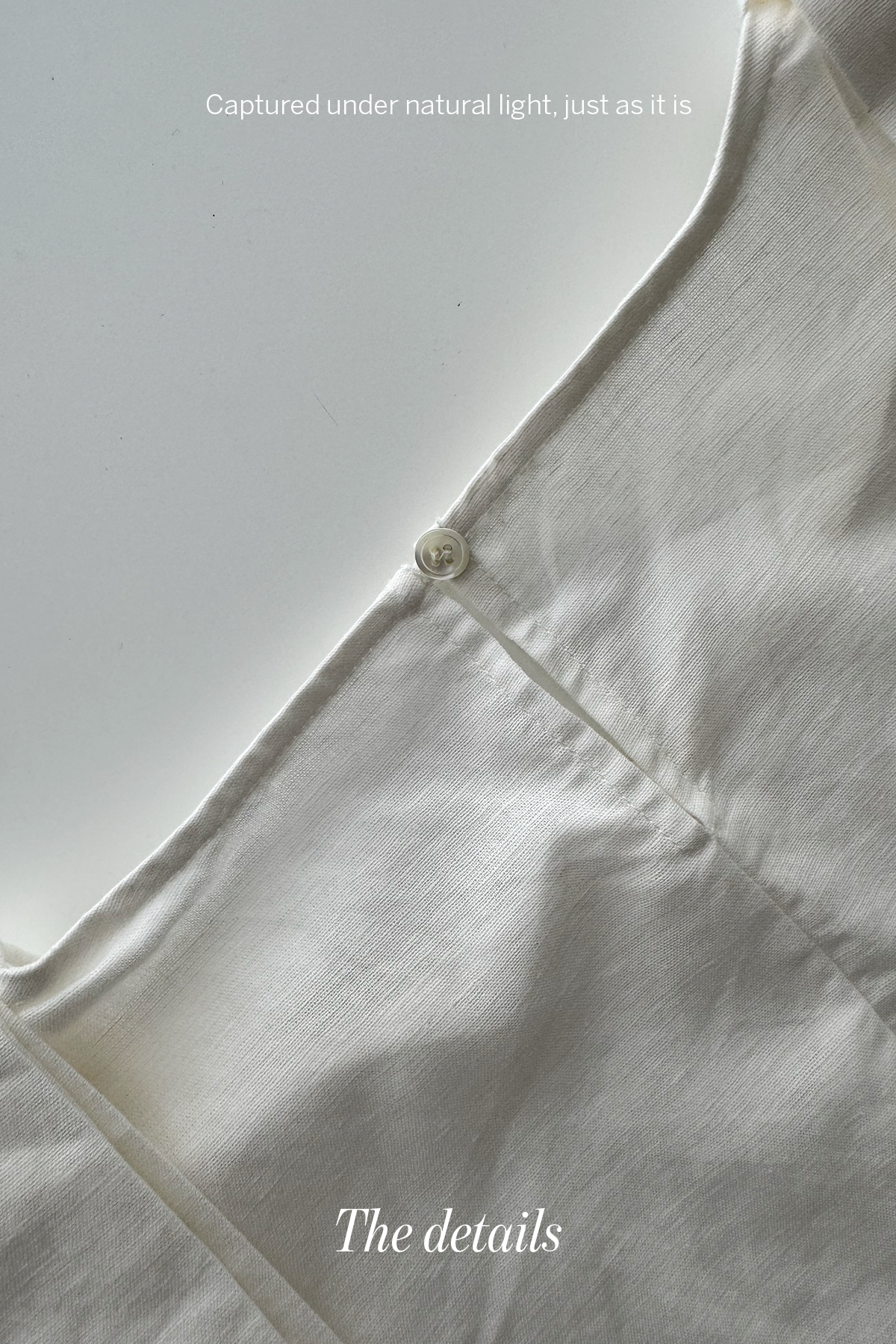 Soft Fold • Linen Top