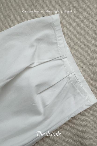 Soft Grace • French Round-Neck Blouse