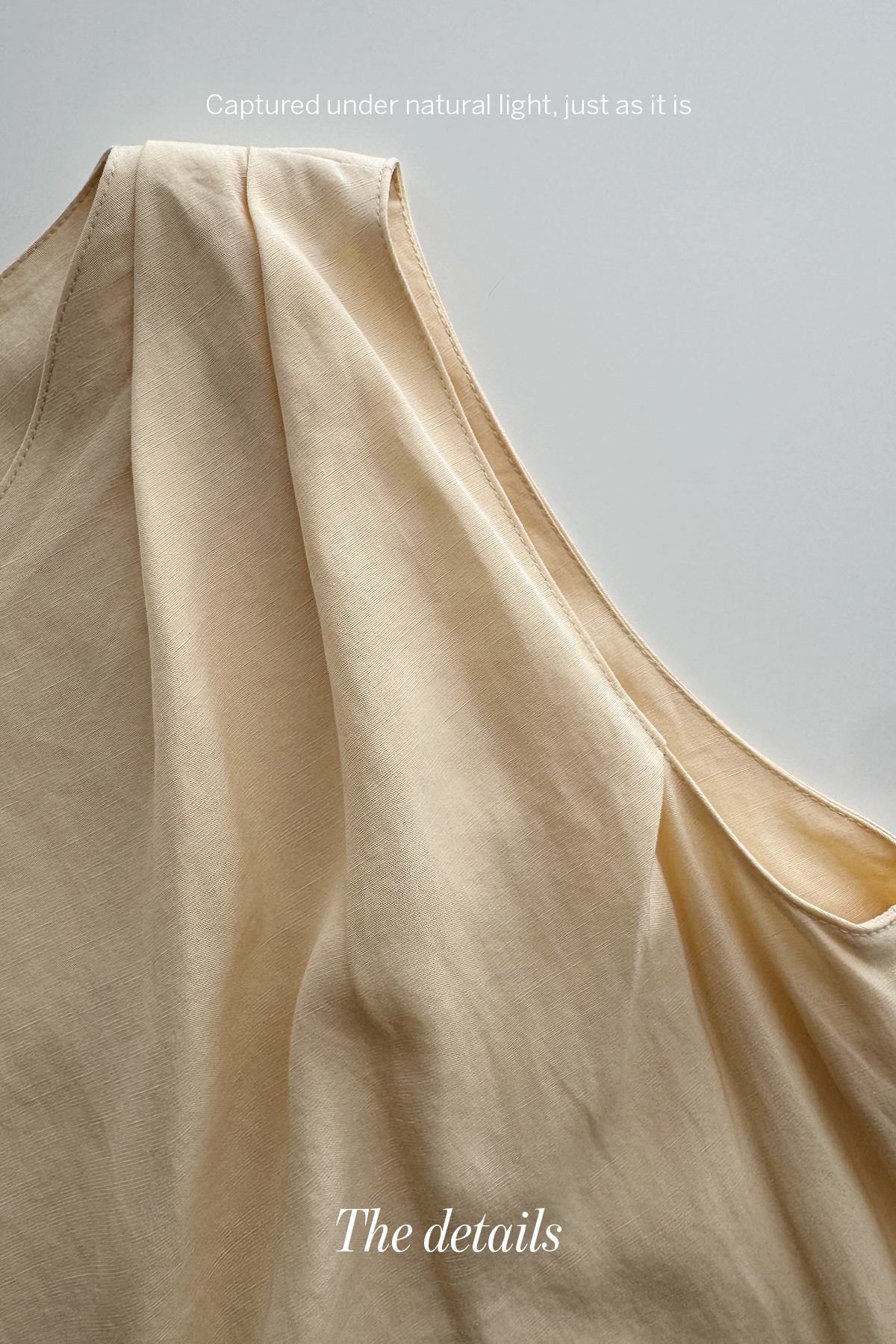 Cloud Drape • Sleeveless Top
