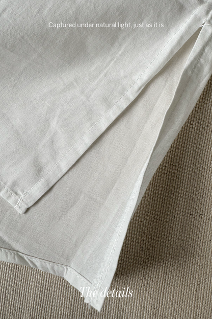 Soft Knot • Neo-Chinese Flutter-Sleeve Top