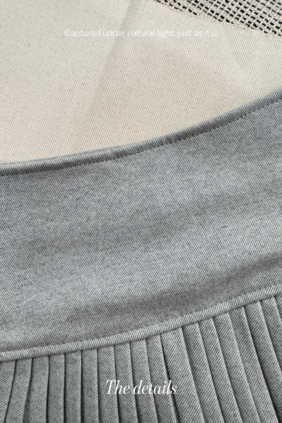 Soft Pleat • Korean Chic Wool A-Line Mini Skirt